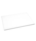 J038 High Density Thick White Chopping Board Standard 450x300x25mm