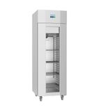 U-Series UA041 700 Ltr Upright Single Glass Door Stainless Steel Display Freezer