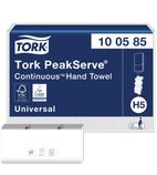 FS370 PeakServe Continuous 1-Ply Hand Towels White (Pack of 12 x 410)