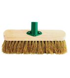 CD796 Wooden Broom Head Soft Coco 12in
