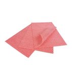 FA201 Envirolite Super Folded Anti-Bacterial Cleaning Cloths Red (50 Pack)