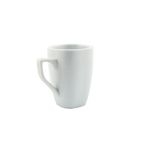 BH496 Porcelain Rounded Square Mugs White 260ml (Pack of 12)