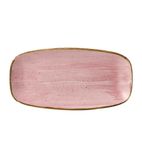 FJ908 Petal Pink Chefs' Oblong Plate No. 3 11 3/4 x 6 " (Pack of 12)