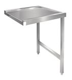 Image of GJ534 Passthrough Dishwash Table Right 600mm