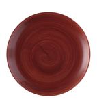 FS881 Stonecast Patina Evolve Coupe Plate Red Rust 260mm (Pack of 12)