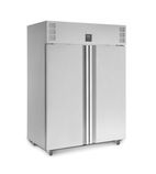 Image of Jade HJ2-SA Medium Duty 1295 Ltr Upright Double Door Stainless Steel Fridge