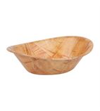 Image of L092 Oval Wooden Bowl Small