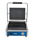 Image of Lynx Prime LPCGFF Electric Single Contact Panini Grill - Flat Top & Bottom
