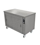 HC3 1275mm Wide Mobile Hot Cupboard With Plain Top