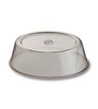 E4179 Plate Cover Clear Polycarbonate Round 23cm