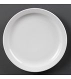 SA328 Bulk Buy Pack of 36 Narrow Rimmed Plates 250mm
