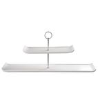 Image of Alchemy DL495 2 Tier Rectangular Plate Towers 560mm (Pack of 2)