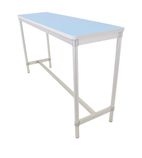 DG131-PB Enviro Indoor Pastel Blue Rectangle Poseur Table 1200mm