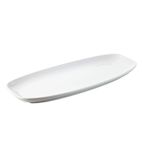 Club Rectangular Plate White 360 x 150mm - GM505