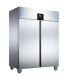 BR2SS 1300 Ltr Double Door Gastronorm Upright Fridge