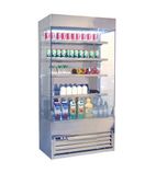 SD60-100 Stainless Steel Slimline Multideck Display