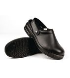 Lite A813-44 Unisex Safety Clogs Black Size 10