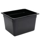 U461 Polycarbonate 1/2 Gastronorm Container 200mm Black