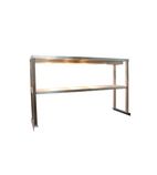 SHELFTT12350-HEATED 1200mm Heated Double Tier Stainless Steel Chefs Rack