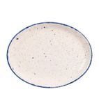 Hints DS589 Oval Plates Blueberry Indigo 254mm