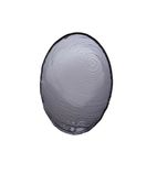 VV718 Scape Glass Smoked Oval Bowls 300mm (Pack of 6)