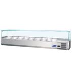 TOP2000CR 9 x 1/3GN Refrigerated Countertop Food Prep Display Topping Unit