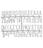 CZ613 31mm Letter Set (390 characters) White