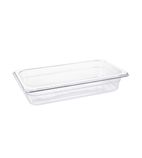 Image of U232 Polycarbonate 1/3 Gastronorm Container 65mm Clear