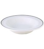 Churchill Black Line Rimmed Fruit Bowl - P693