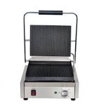 MEP-M-SARR-1 Electric Single Contact Panini Grill - Ribbed Top & Bottom