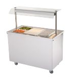 BM30MSG 1270mm Wide Mobile Hot Cupboard With Bain Marie Top & Heated Gantry