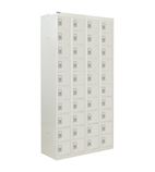 LR189038FLXX Personal Effects Locker 40 Door Grey Camlock