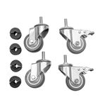 HC847 Castors for Vogue Stainless Steel Tables (Pack of 4)