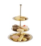 U802 Stainless Steel 3 Tier Display Stand