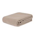 GU394 King Size Polyester Polar Blanket Camel