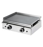 PGF600G Propane Gas Countertop Polished Steel Plate Griddle