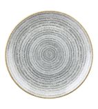 Studio Prints Homespun DA270 Stone Grey Coupe Plate 217mm