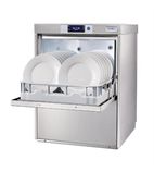 C500D WS-30A 18 Plate Undercounter Dishwasher with Drain Pump, Break Tank, Rinse Boost Pump & Integral Water Softener - Single Phase Hardwired