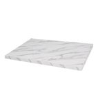 DT447 Pre-drilled Rectangular Table Top Marble Effect