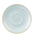 Churchill Stonecast Round Cappuccino Saucers Duck Egg Blue 185mm - DK515