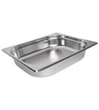 Image of K844 Stainless Steel Perforated 1/2 Gastronorm Tray 65mm