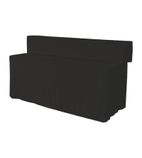 DW839 Buffet Table Plain Cover Black