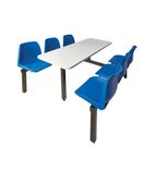 Image of B6FASTFD6DEB 6 Seater Double Entry Canteen Table