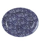 GF304 Churchill Vintage Prints Oval Dishes Willow Print 365mm