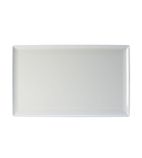 DE414WH Driftwood White GN 1/1 Rectangle Tray