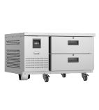 LL2/1HDRW 140 Ltr 2 Drawer Stainless Steel Refrigerated Chef Base