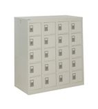 LR909038YLXX Personal Effects Locker 20 Door Grey Camlock