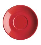 Image of FF995 Red Saucer (Fits FF990) - 131mm 5 3/10" (Box 12)