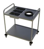 WCT Waste And Cutlery Trolley