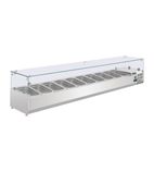 G-Series G611 10 x 1/4GN Refrigerated Countertop Food Prep Display Topping Unit
